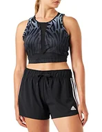 Spodenki damskie - adidas Szorty damskie Con22 Dt SHO W, czarno-białe, H21277, L EU - miniaturka - grafika 1