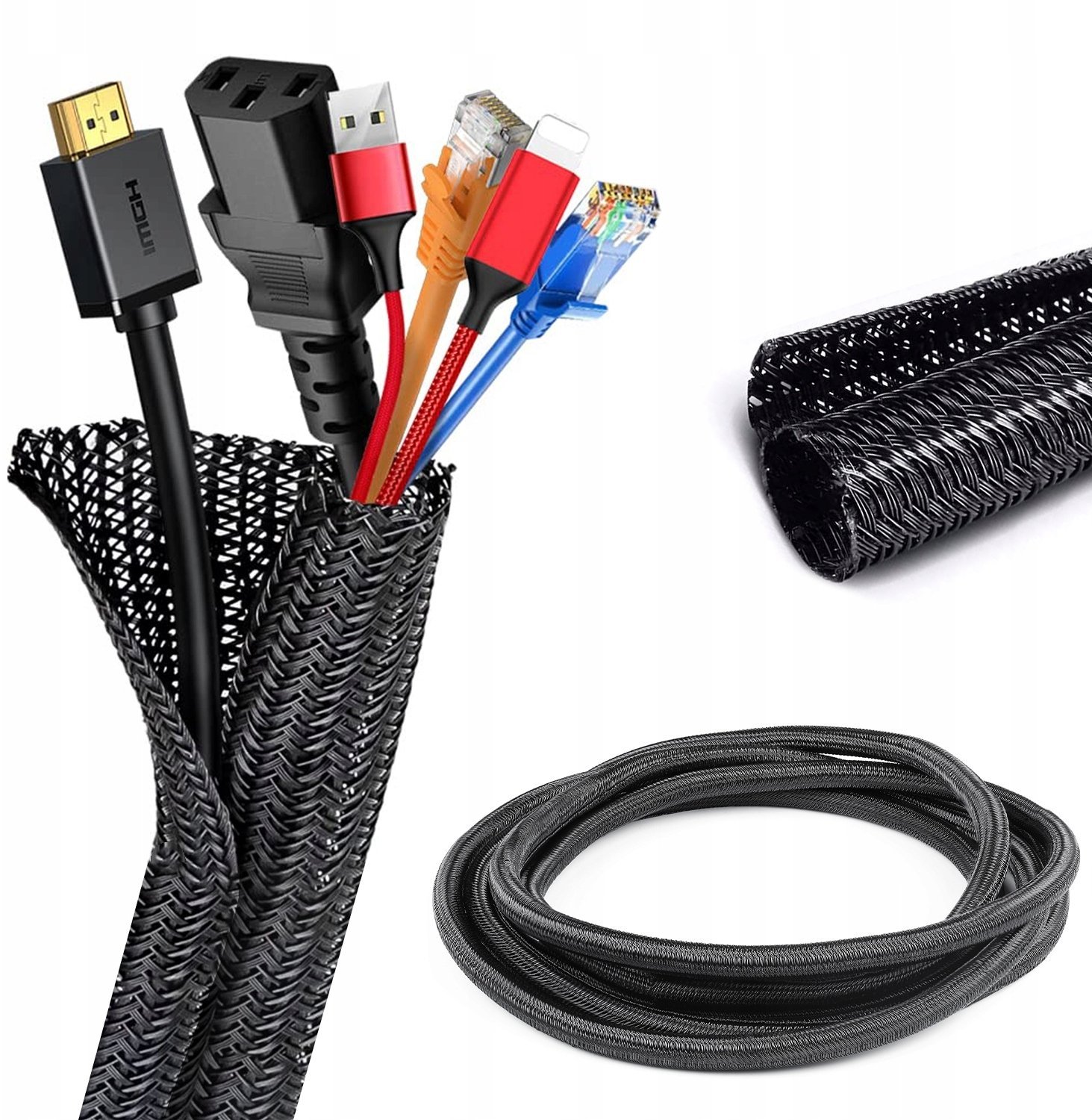 Interlook Organizer kabli 9-14mm Oplot osłonowy 3m