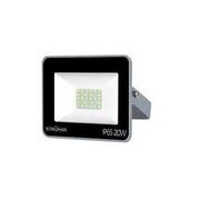 Lampy ogrodowe - Ideus Zewnętrzny projektor KROMA 03233 ścienna OPRAWA naświetlacz LED 20W 4500K reflektorek do ogrodu outdoor IP65 czarny __code-40107 - miniaturka - grafika 1