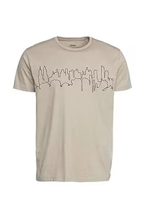 ESPRIT T-shirt męski, 050/pastelowy szary, XS - Koszulki męskie - miniaturka - grafika 1