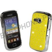 Etui i futerały do telefonów - Bling Samsung Galaxy S4 Mini Żółty - miniaturka - grafika 1