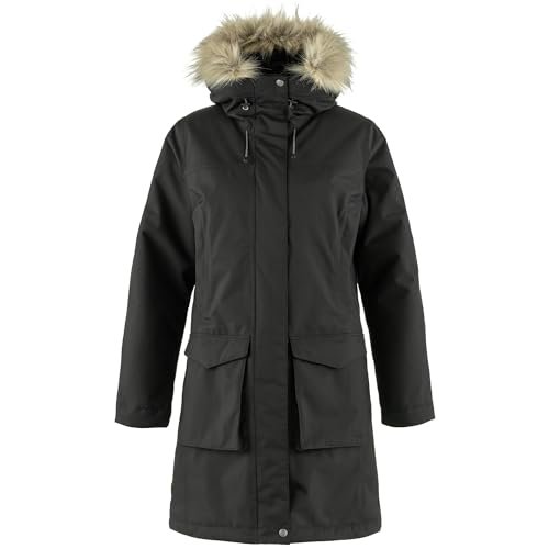 Fjallraven 87161-550 Nuuk Lite Parka W/Nuuk Lite Parka W Kurtka Damska Czarny Rozmiar M