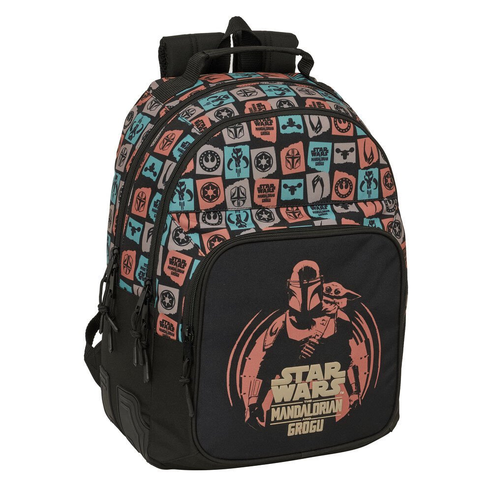 Plecak z motywem „Gwiezdnych wojen: Mandalorian” i Grogu, regulowany, 42 cm
