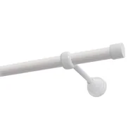 Karnisze - Karnisz DECASTYL Luna Pojedynczy 320 cm Biały - miniaturka - grafika 1