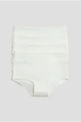 Majtki dla dzieci - H & M - Bawełniane figi hipsters 5-pak - Biały - H&M - miniaturka - grafika 1