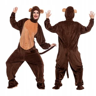 Strój Małpy Unisex Przebranie Dla Każdego Karnawał Halloween Xl - Stroje karnawałowe - miniaturka - grafika 1