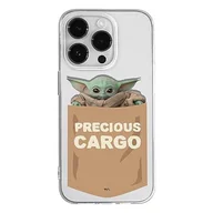 Etui i futerały do telefonów - ERT GROUP etui na telefon Iphone 14 PRO MAX, case oryginalny i oficjalnie licencjonowany przez Star Wars, wzór Baby Yoda 030, optymalnie dopasowane, plecki z TPU częściowo przeźroczyste - miniaturka - grafika 1