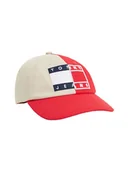 Czapki i chusty sportowe męskie - Tommy Hilfiger Czapka Z Daszkiem Tjw Heritage Cap Splice Red/Beige Aw0Aw11769 0Gz - miniaturka - grafika 1