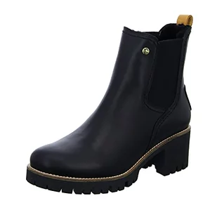Panama Jack Damskie buty Pia Igloo Trav Chelsea, czarny - 41 EU - Moda i Uroda OUTLET - miniaturka - grafika 1