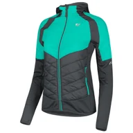 Bluzy sportowe damskie - Bluza damska Etape Sierra Pro 2.0 Rozmiar: M / Kolor: antracyt/zielony - miniaturka - grafika 1