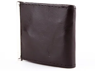 Brązowy Portfel Skórzany Banknotówka Etui Bilonówka Skóra 872 : Kolory - Br - Portfele - miniaturka - grafika 1