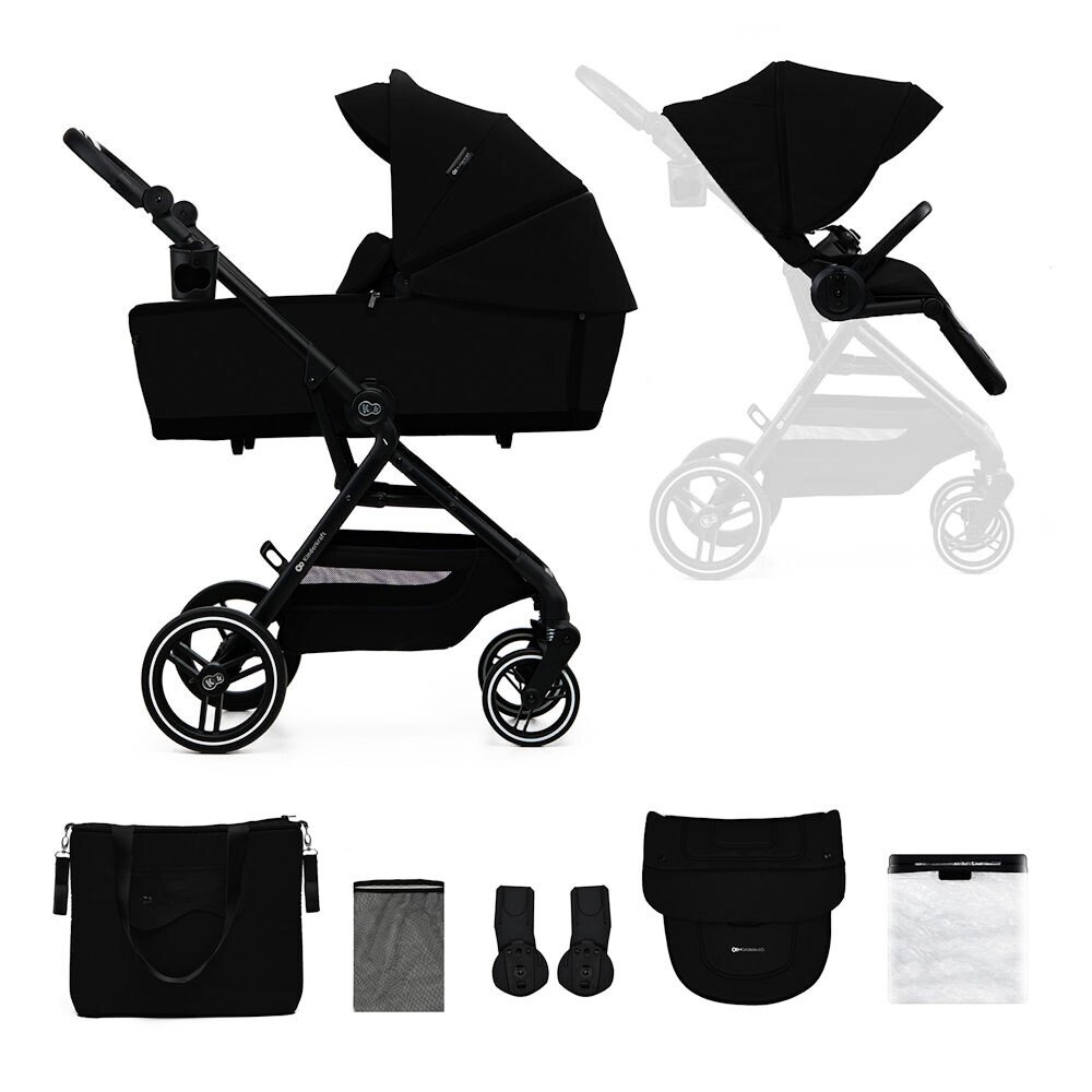 Wózek miejski Kinderkraft Yoxi 2in1 Pure Black