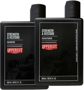 Uppercut Deluxe Strength&Restore - zestaw wzmacniający włosy dla mężczyzn szampon i odżywka 2x240ml - Szampony do włosów - miniaturka - grafika 1