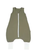 Śpiworki dla dzieci - Śpiworek Do Spania Z Nogawkami Muślinowy Forest Green - miniaturka - grafika 1
