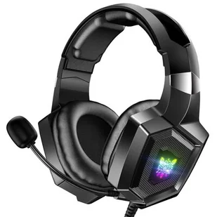 ONIKUMA K8 RGB Czarne - Słuchawki - miniaturka - grafika 1