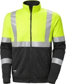 Bluzy męskie - Jumper HELLY HANSEN Addvis Zip Sweatshirt Class 1, yellow 2XL - miniaturka - grafika 1