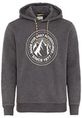 Bluzy męskie - Camel Active Męska Bluza z Kapturem 409441/8W40, Grafitowo-Szara, S - miniaturka - grafika 1