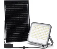 Lampy ogrodowe - Aigostar - LED Ściemnialny naświetlacz solarny LED/15W/3,4V IP66 + pilot - miniaturka - grafika 1