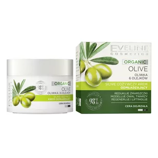 Eveline Cosmetics Organic, Silnie odżywczy krem odmładzający, 50ml - Kremy do twarzy - miniaturka - grafika 1