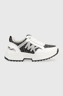 Buty dla dziewczynek - Michael Kors sneakersy dziecięce kolor biały - grafika 1