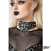 Naszyjniki - Naszyjnik Killstar Penta Ritual Choker - miniaturka - grafika 1