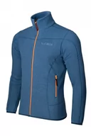 Bluzy sportowe męskie - Bluza męska polarowa Alpinus Dettifoss niebieski - miniaturka - grafika 1