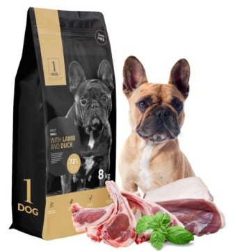 1DOG ADULT SMALL 8KG LUMB DUCK JAGNIĘCINA KACZKA BEZ ZBÓŻ
