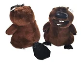 Maskotki i pluszaki - Bóbr pluszowy 29x23cm - zabawka - miniaturka - grafika 1