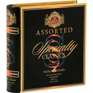 Basilur ASSORTED SPECIALTY CLASSICS herbata czarna i zielona 4 SMAKI saszetki - 60 g - Herbata - miniaturka - grafika 1