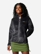 Bluzy damskie - Bluza damska rozpinana streetwear Columbia Fire Side II Sherpa FZ 1819791011 M Ciemnoszara (191455003569) - miniaturka - grafika 1