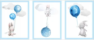Plakaty do pokoju dziecięcego plakaty 3x050x70 KD002 - Plakaty - miniaturka - grafika 1