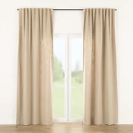 Zasłony - Zasłona gotowa na taśmie marszczącej 140x280cm sand 1 szt. - miniaturka - grafika 1