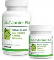 Suplementy i witaminy dla psów - Dolvit Junior  Plus Mini 2x90 tabletek - miniaturka - grafika 1