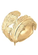 Pierścionki - Elli Damski Wrap Pióro Boho Trend w srebrze 925 Sterling Silver Pierścionki 1 ct - miniaturka - grafika 1