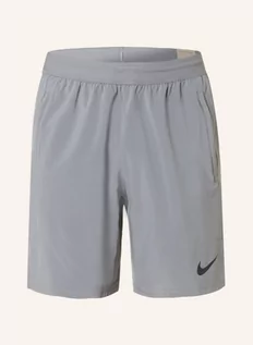 Spodenki damskie - Nike Szorty Treningowe Pro Dri-Fit Flex Vent Max grau - grafika 1