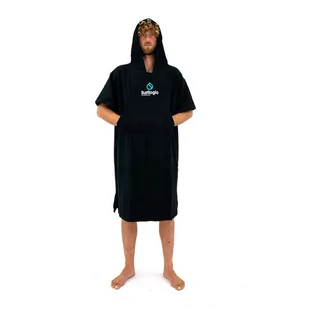 Poncho Surf Logic Black - Pływanie - miniaturka - grafika 1