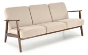 Sofy i kanapy - Sofa trzyosobowa na nóżkach MILANO 3S beżowa tap. Castel 15 - miniaturka - grafika 1