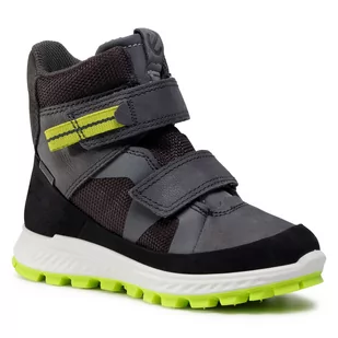 Ecco Śniegowce Exostrike Kids GORE-TEX 76195256780 Black/Dark Shadow - Śniegowce damskie - miniaturka - grafika 1