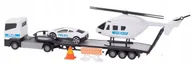 Samoloty i helikoptery - Laweta policja służby miejskie helikopter MEGA TRANSPORTER Street Machines - miniaturka - grafika 1