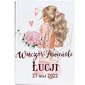 Wesele i ślub - ALBUM WIECZÓR PANIEŃSKI z NADRUKIEM PREZENT Y3 - miniaturka - grafika 1