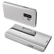 Etui i futerały do telefonów - cofi1453® Smart View Mirror Smart Cover Etui kompatybilne z Samsung Galaxy S9 (G960F) Etui ochronne Etui ochronne przezroczyste srebrne - miniaturka - grafika 1