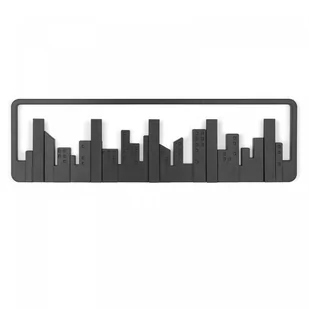 Wieszak na ubrania UMBRA, Skyline, czarny - Wieszaki i stojaki - miniaturka - grafika 1