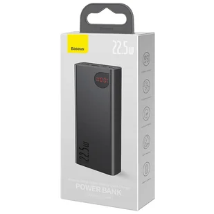Powerbank Baseus Adaman Metal, 20000mAh, 22.5W (czarny) - Powerbanki - miniaturka - grafika 7