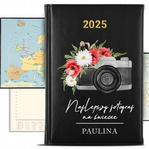 KALENDARZ 2025 Rok Książkowy Czarny Planer Najlepszego Fotografa KREATOR - Kalendarze - miniaturka - grafika 1