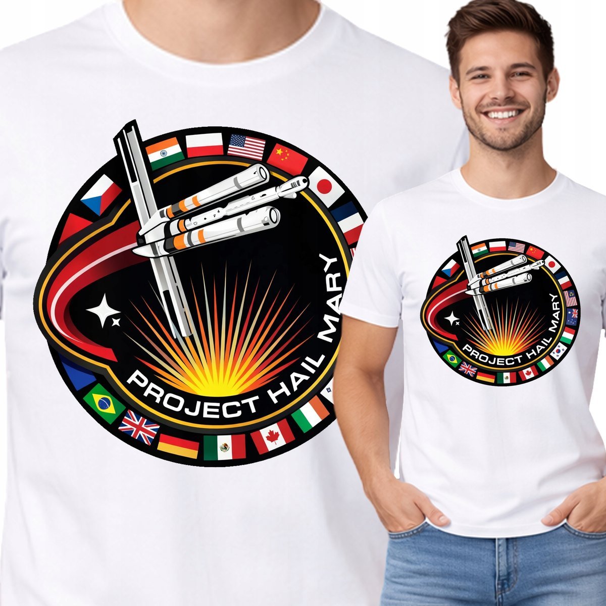 Koszulka Project Hail Mary DR. Grace Ryan Gosling T-Shirt L P427