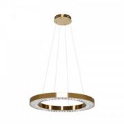 Lampy sufitowe - Berella Light Moloko D60 LED lampa wisząca 1-punktowa złota BL5430 - miniaturka - grafika 1