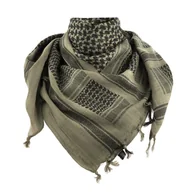 Odzież taktyczna i umundurowanie - M-Tac Chusta Shemagh Foliage Green/Black - miniaturka - grafika 1
