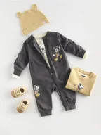 Body - Reserved - Pajacyk Mickey Mouse - ciemnoszary - miniaturka - grafika 1