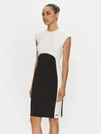 Sukienki - Calvin Klein Sukienka koktajlowa K20K207899 Czarny Slim Fit - miniaturka - grafika 1