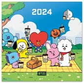 Kalendarze - BT21 - kalendarz 2024 - miniaturka - grafika 1